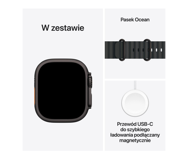 Apple Watch Ultra 3 Czarny Tytan/Czarny Pasek 5G - 1362457 - zdjęcie 7